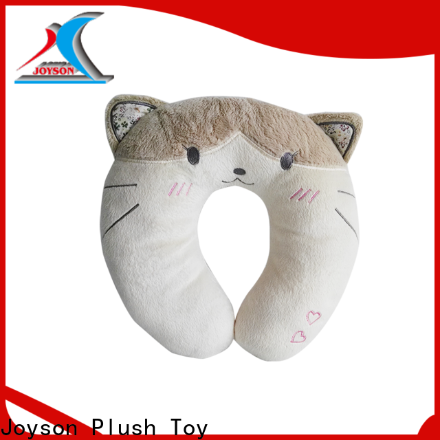 superior quality plush travel pillow with logo for sale