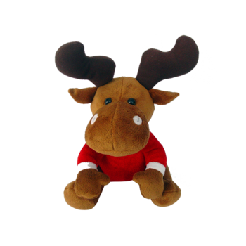 Soft Custom Holiday Plush Christmas Moose Supply